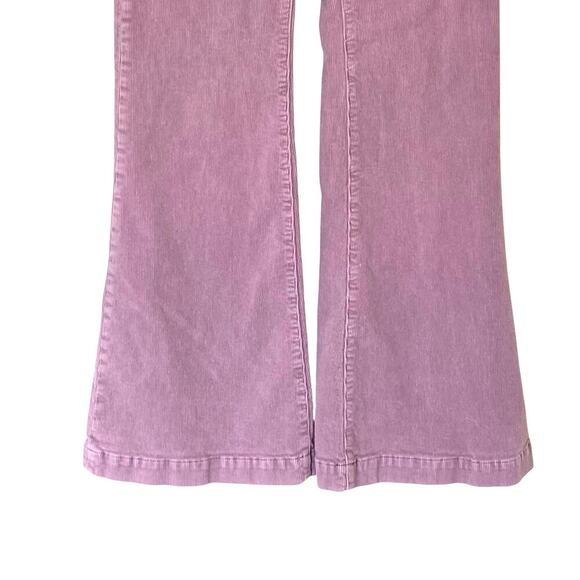 ROLLA'S Eastcoast Flare High Rise Corduroy Stretch Pants in Purple, Size 26 - Picture 9 of 16